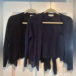 NWOT TWO Loft sweaters- size small, beautiful details!
